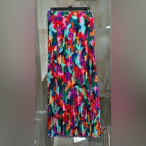 Multi color maxi skirt